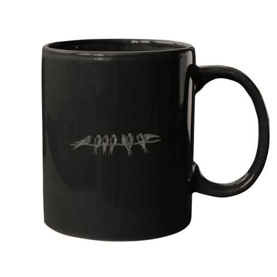 Discover Wonderful Birds Gossiping T-Shirt Mugs