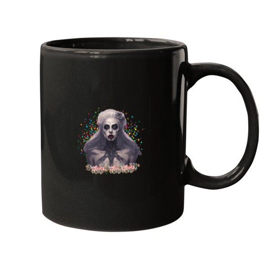 Discover Zombie Ld ga Flower Scene  Where Horror and Art Collide Mugs