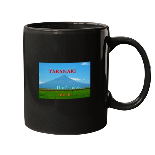 Discover Taranaki-Don_t fence me in Mugs