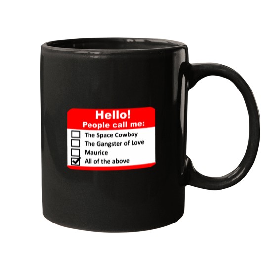 Discover Hello People Call Me - Name Tag Mugs
