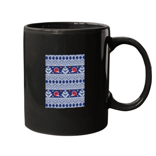 Discover 8-Bit Buffalo Winter Graphic Mugs