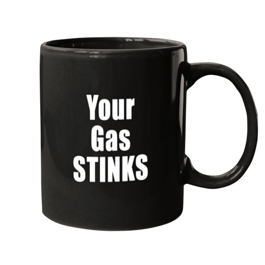Discover Your Gas Stinks Environmental Protest Ban Fossil Fuel Climate Change Design Mugs