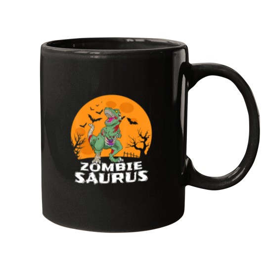 Discover Halloween Zombie Rexx Dinosaur Cosume Gif Boys Girls Kids Mugs