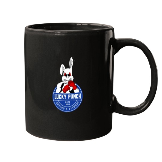 Discover Lucky Punch Boxing Bunny - Blue Corner Mugs