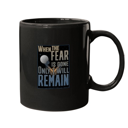 Discover Fear is the Mind Killer, ne 2020, Face my Fear, une 2021, beyond fear, Destiny Awaits, book cover Mugs