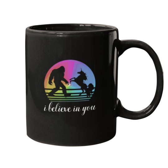 Discover _I Believe In You_ -  and Unicorn design. Couples Design to Inspire Each OtherT-Shir Mugs