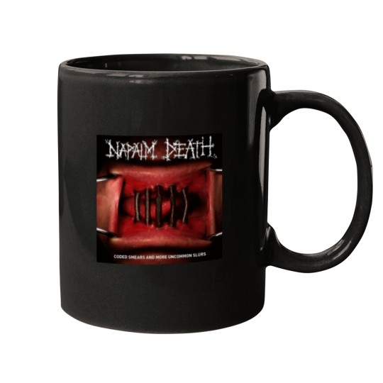 Discover Coded Smears And More Uncommon Slurs Napalm Death T-Shirt Mugs
