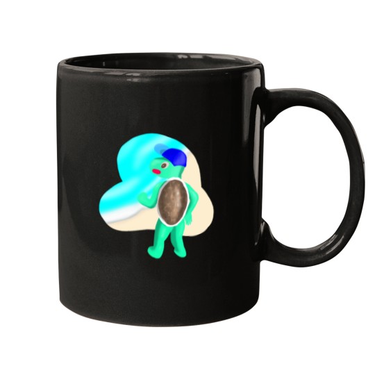 Discover Danvant- Turtle in the sea Mugs