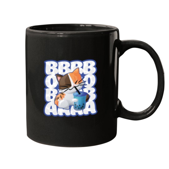 Discover Love Anime Boba Bubble Tea Drink Cute Kawaii Kitten Cat Sweat Mugs