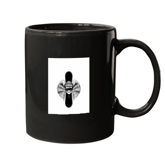 Discover Snowboard with skulls  -1 Mugs