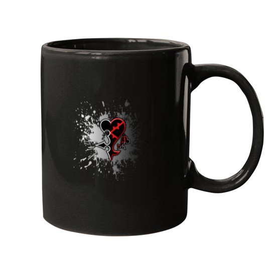 Discover Kingdom Hearts - Heartless Nobody Emblem   T-Shirt Mugs