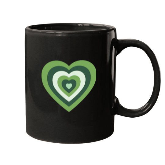 Discover Power Puff Girls Heart in Greens Mugs