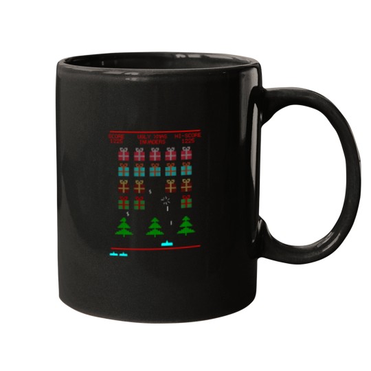Discover uglys christmass spaces Invaders Mugs