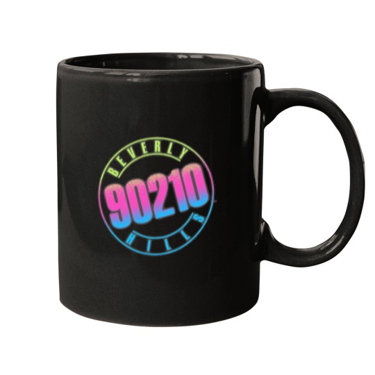Discover Beverly Hills 90210 Colorful Logo Long Sleeve Mugs