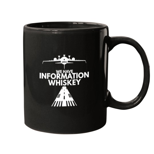 Discover Information-Whiskey-T-Shirt---Funny-Pilot-Aviation-Shirts-(1) Mugs