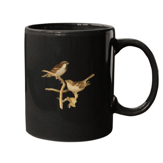 Discover House Sparrow Mugs