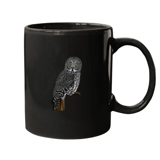 Discover Great Gray Owl Mugs