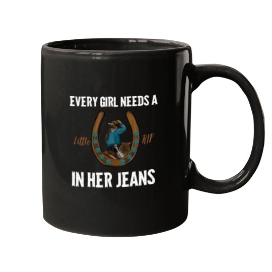 Discover 4481-Every-Girl-Needs-A-Little-Rip-In-Her-Jeans T-Shirt Mugs