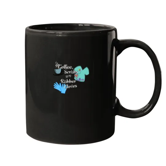 Discover coffee scrubs and rubber gloves design Mugs