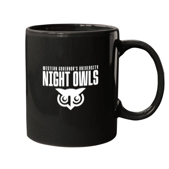Discover WGU - Western Governors University Night Owls - White Mugs
