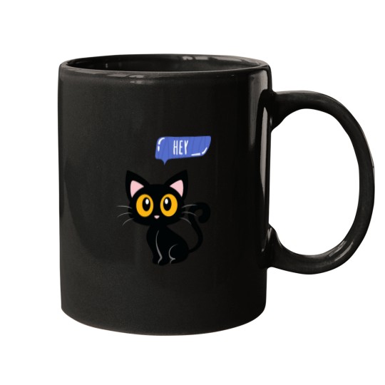 Discover Cat Sayes Hey(2) Mugs
