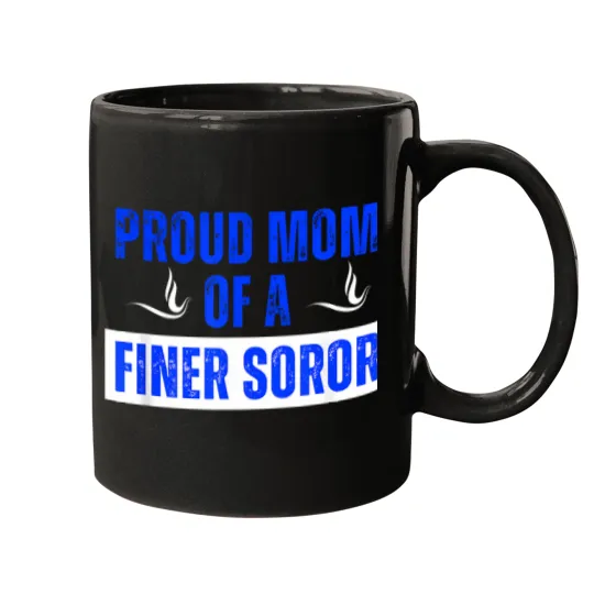 Discover zeta phi beta sorority proud mom of a finer soror Mugs