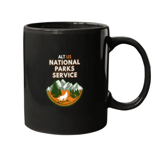 Discover s resist alt us national parks service vneck Mugs