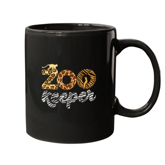 Discover zookeeper african animal zebra leopard print savanna life Mugs