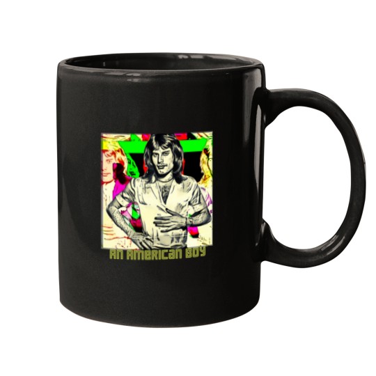 Discover An-American-Boy-(Modern-Art-Cartoon) T-Shirt Mugs