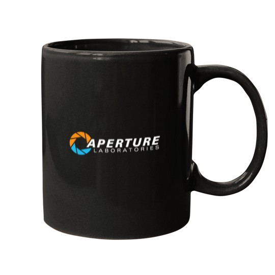 Discover Portal  Aperture Science Logo Colors T-Shirt Mugs
