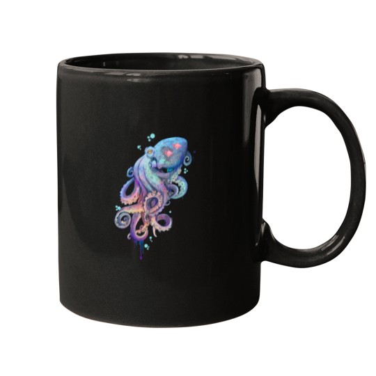 Discover Octopus T-Shirt Mugs