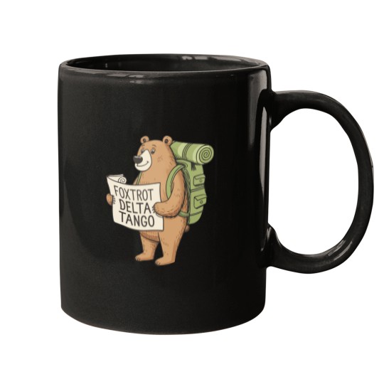 Discover Bear Foxtrots Deltas Tangos Funny Bear Foxtrots Deltas Tango Mugs