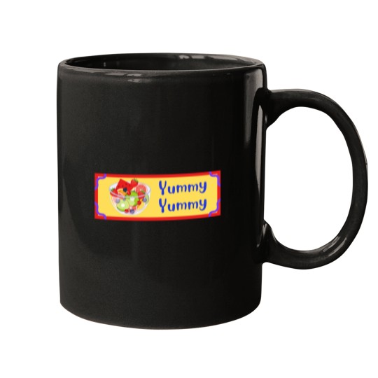 Discover Fruit Salad Yummy Yummy Bumper Sticker The Wiggles   T-Shirt Mugs