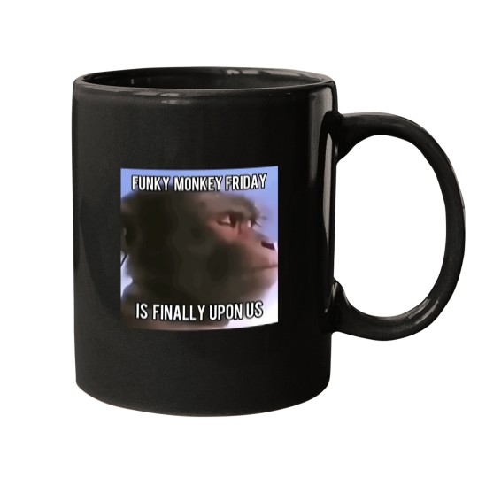 Discover Funky Monkey Friday Spoonkid T-Shirt Mugs