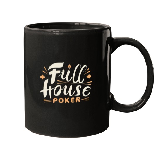 Discover Full House Pokers Mugs