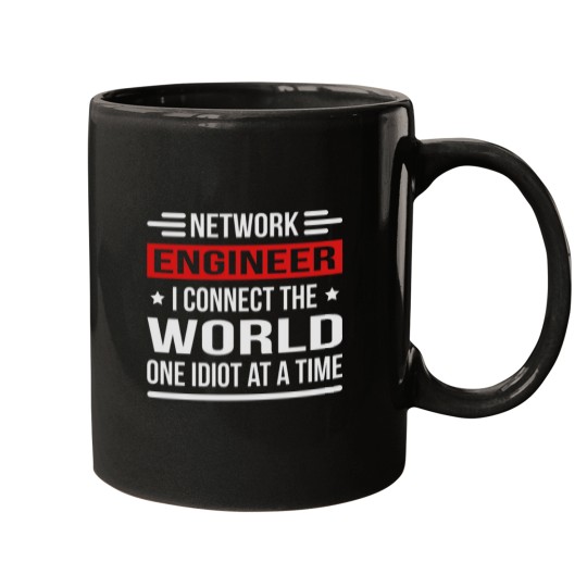 Discover Network engineer connect WORLD Mugs