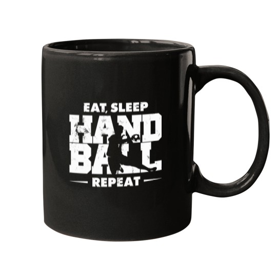 Discover Eat Sleep Han.dball Repeat By Subgirl Mugs