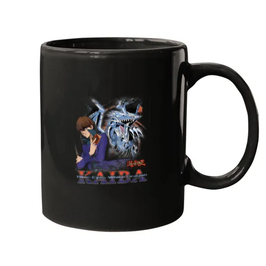 Discover yugioh duel monsters kaiba blueeyes white dragon anime Mugs