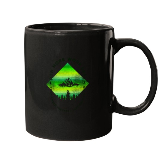 Discover Run More Work Less Funny Trails Running Marathon 2736 Mugs