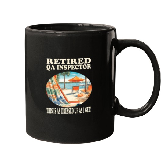 Discover Retired Qa Inspector - Relaxation Design Mugs