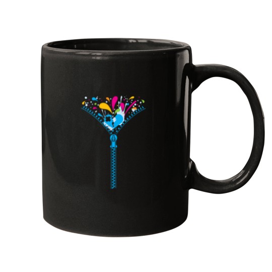 Discover Zipper_Heart Mugs