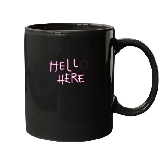 Discover Hell Here - Hello There Neons Mugs