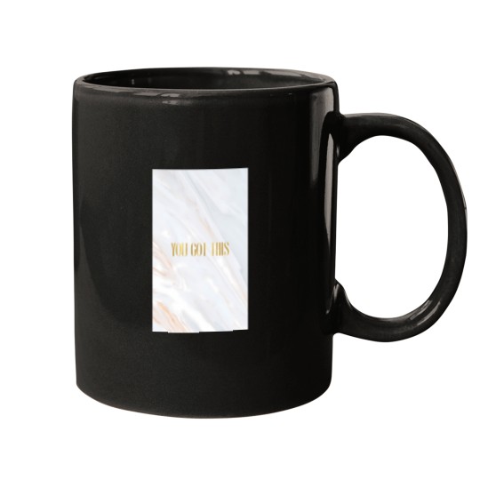 Discover You Got This Quote Marble Print Mugs