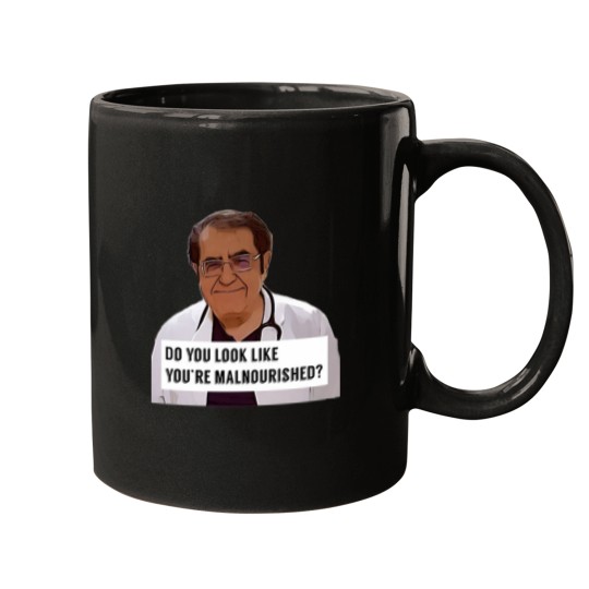 Discover Dr Now - Do you look like you are malnourished, digital artwork Mugs