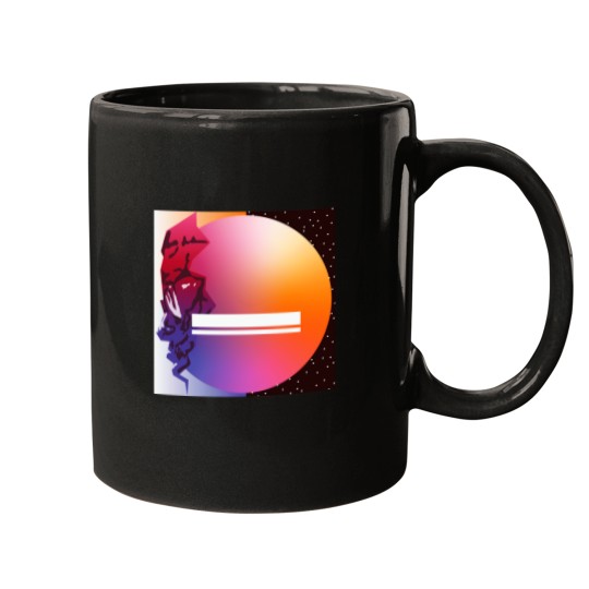 Discover man on the moon minimal album cover Mugs