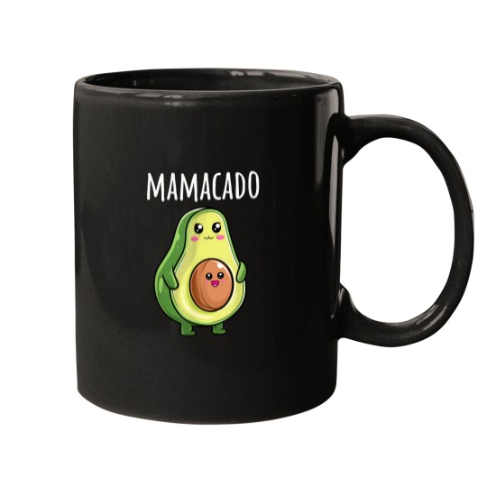 Discover Pregnancy-Announcement-Shirts-Women-Mom-Funny-Mamacado-T-Shirt Mugs