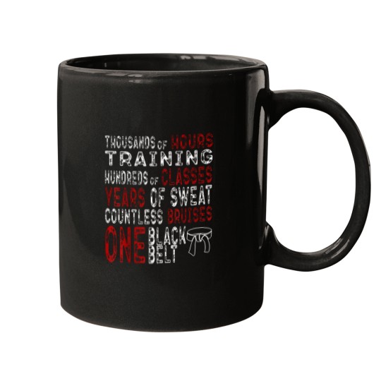 Discover Black-Belt-Taekwondo-Gifts-Mixed-Martial-Arts-Training-Cool-T-Shirt Mugs