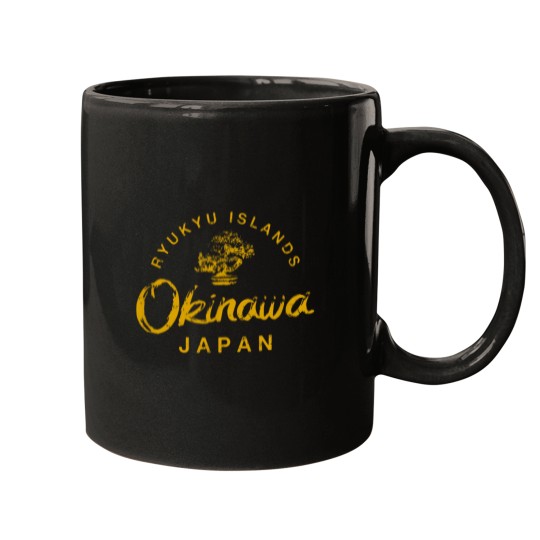 Discover Japan-Okinawa-Bonsai-Tree-Japanese-Vintage-T-Shirt Mugs