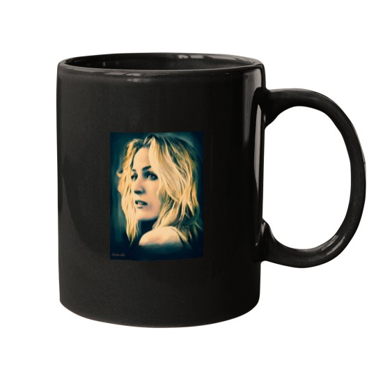 Discover Gillian Anderson in oil colors Mugs
