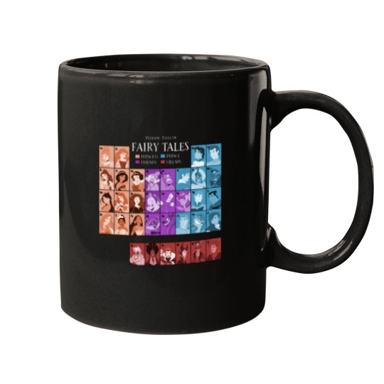 Discover Disneyyy-Princess-Periodic-Table-Fairy-Tales-Sweatshirt-Sweatshirt Mugs